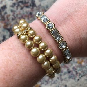 Gold Jewelry Bundle - 2 bracelets 1 ring